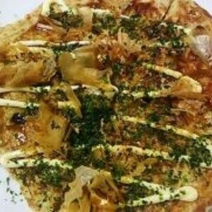 おやつ感覚のお好み焼きのランチ